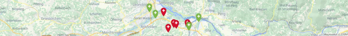 Kartenansicht für Apotheken-Notdienste in der Nähe von Asten (Linz  (Land), Oberösterreich)